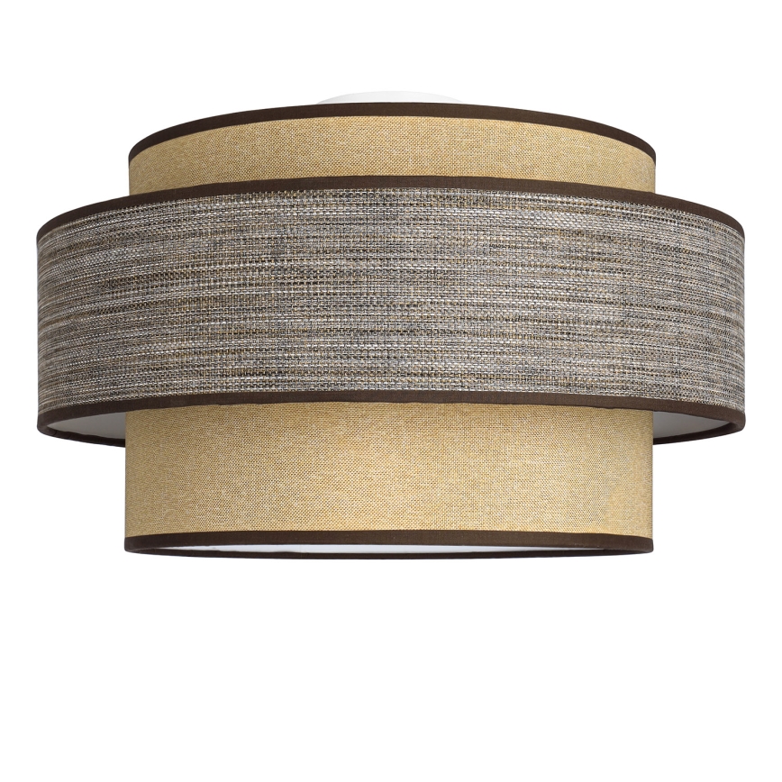 Plafondlamp GRACE 1xE27/60W/230V diameter 40 cm beige/bruin