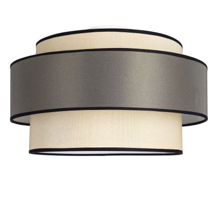 Plafondlamp GRACE 1xE27/60W/230V diameter 40 cm crème/grijs