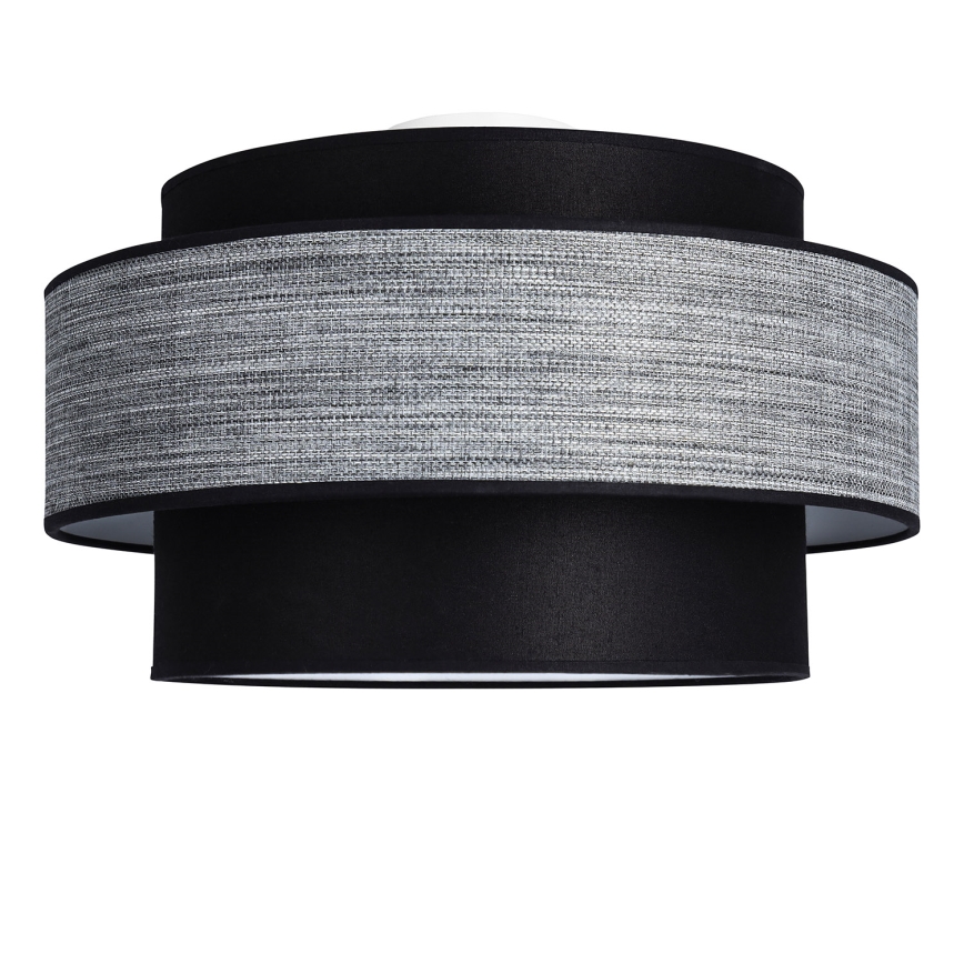 Plafondlamp GRACE 1xE27/60W/230V diameter 40 cm zwart/grijs
