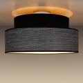 Plafondlamp GRACE 1xE27/60W/230V zwart/grijs
