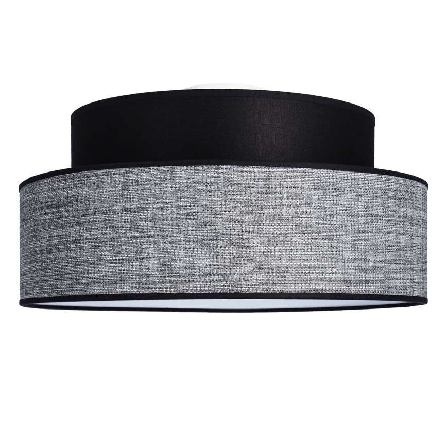 Plafondlamp GRACE 1xE27/60W/230V zwart/grijs