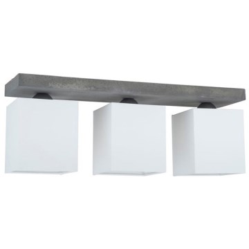 Plafondlamp GREAT 3xE27/25W/230V beton