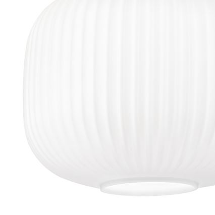Plafondlamp HARMA WOOD 1xE27/15W/230V eiken/wit Ø 25 cm