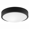 Plafondlamp JONAS 1xE27/60W/230V diameter 26 cm zwart