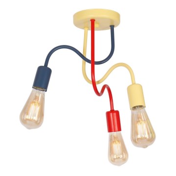 Plafondlamp kinderkamer DOW 3xE27/60W/230V