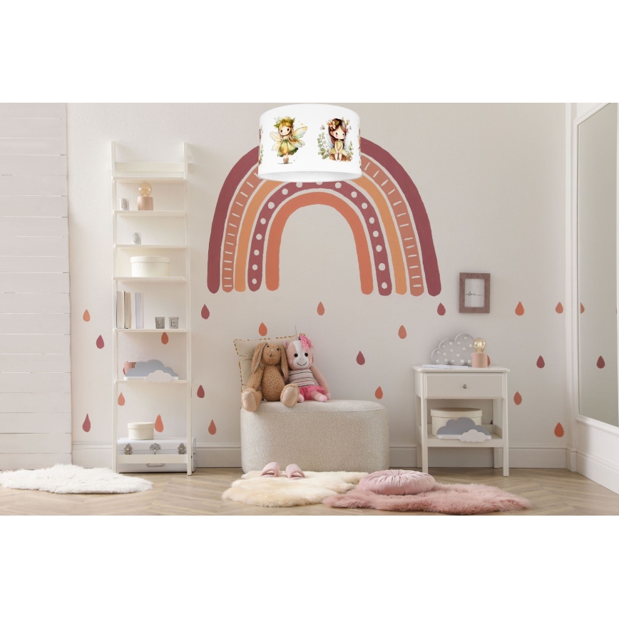 Plafondlamp kinderkamer FAIRIES 1xE27/60W/230V