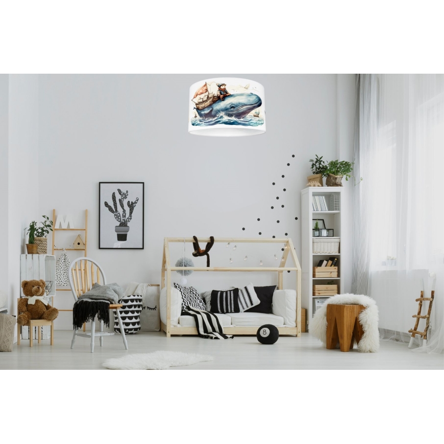 Plafondlamp kinderkamer OCEAN 1xE27/60W/230V