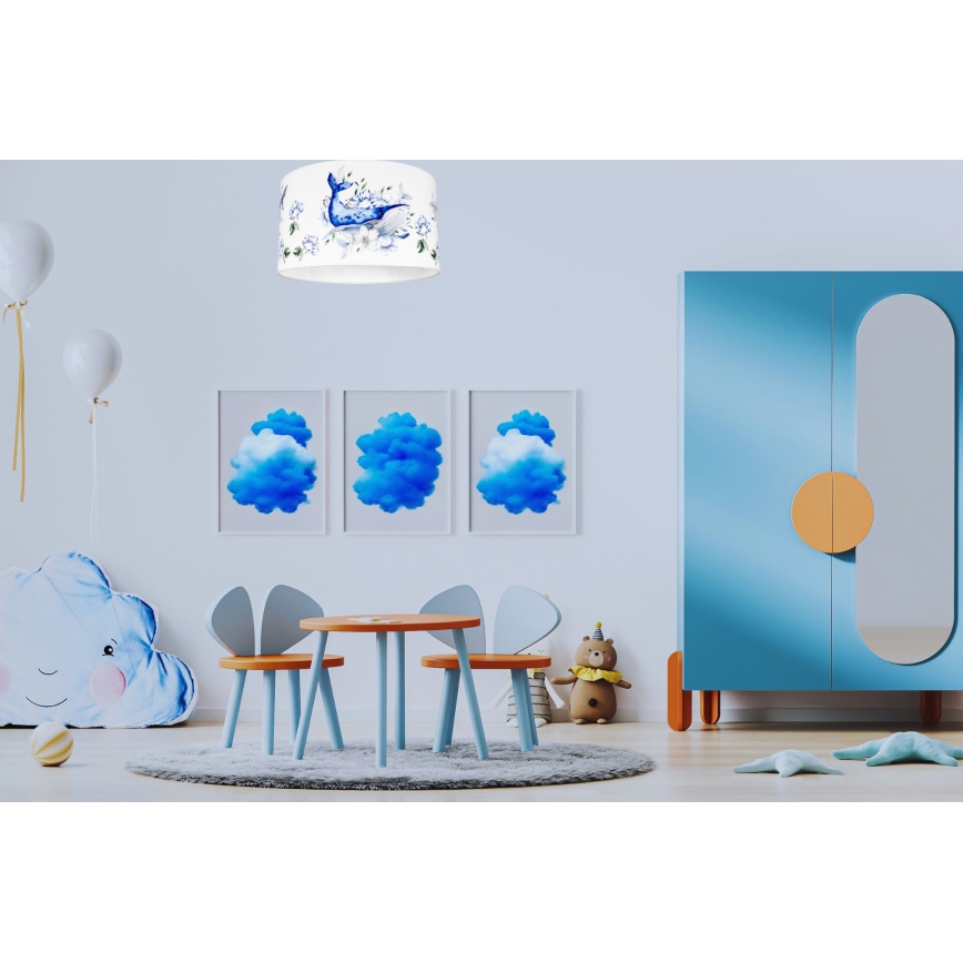 Plafondlamp kinderkamer OCEAN 1xE27/60W/230V