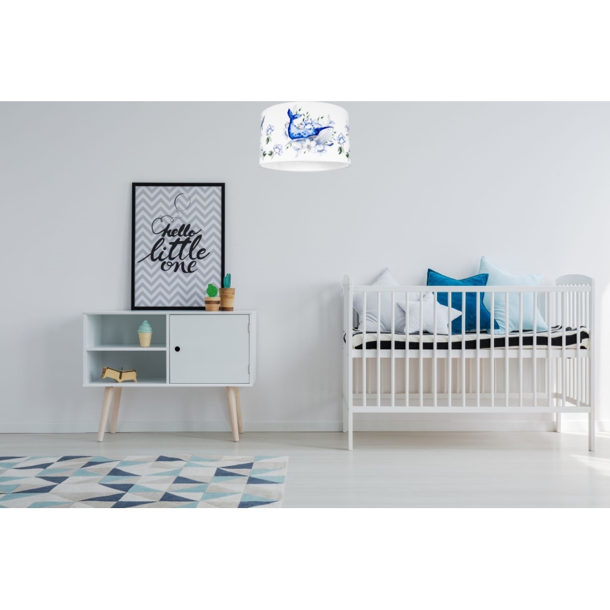 Plafondlamp kinderkamer OCEAN 1xE27/60W/230V
