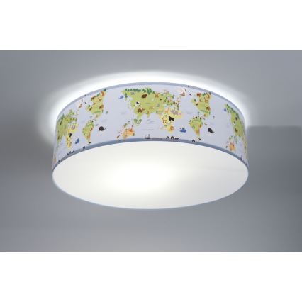 Plafondlamp kinderkamer SWEET DREAMS 2xE27/60W/230V diameter 40 cm