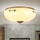 Plafondlamp LANDHAUS 2xE27/60W/230V Ø 28 cm brons/beige/groen