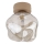Plafondlamp LAVA 1xG9/8W/230V beige/rookbeige