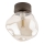Plafondlamp LAVA 1xG9/8W/230V brons/rookbeige