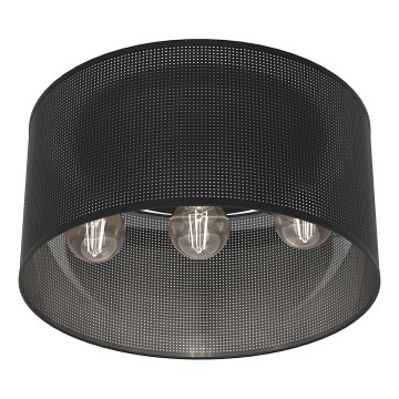 Plafondlamp LOFT SHADE 3xE27/60W/230V zwart