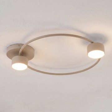 Plafondlamp LUCIO 2xGX53/10W/230V beige