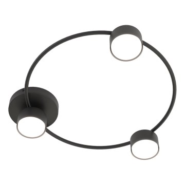 Plafondlamp LUCIO 3xGX53/12W/230V zwart