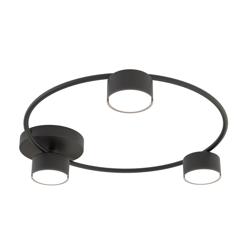 Plafondlamp LUCIO 3xGX53/12W/230V zwart