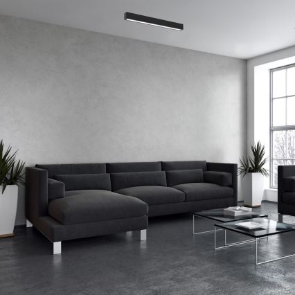 Plafondlamp LUNGO T8 1xG13/9W/230V zwart