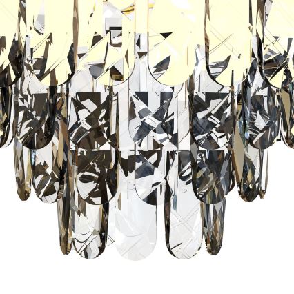 Plafondlamp LUXURIA 9xE14/40W/230V diameter 48 cm goud