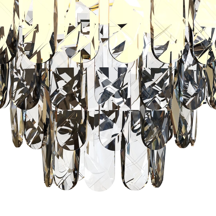 Plafondlamp LUXURIA 9xE14/40W/230V diameter 48 cm goud