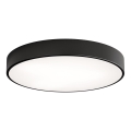 Plafondlamp met bewegings- en schemersensor CLEO 5xE27/24W/230V Ø 60 cm zwart