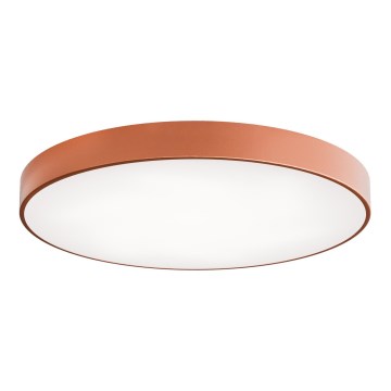 Plafondlamp met bewegings- en schemersensor CLEO 6xE27/24W/230V, diameter 80 cm, koperkleurig