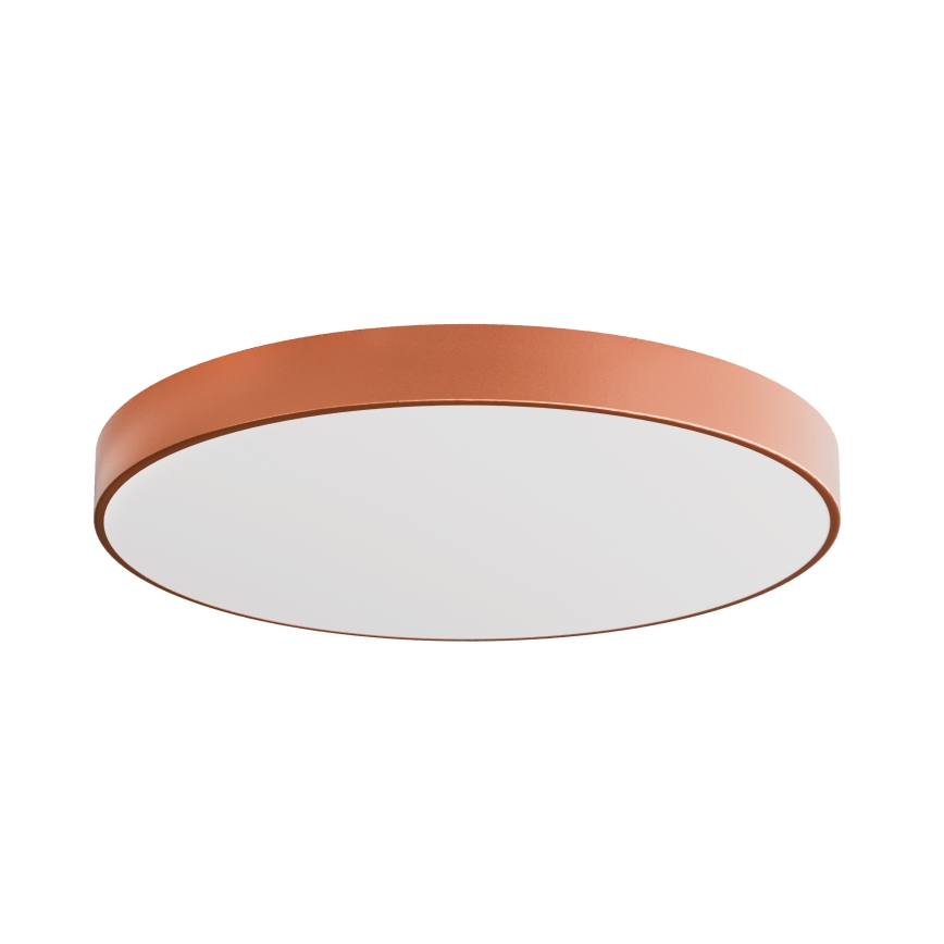 Plafondlamp met bewegings- en schemersensor CLEO 6xE27/24W/230V, diameter 80 cm, koperkleurig