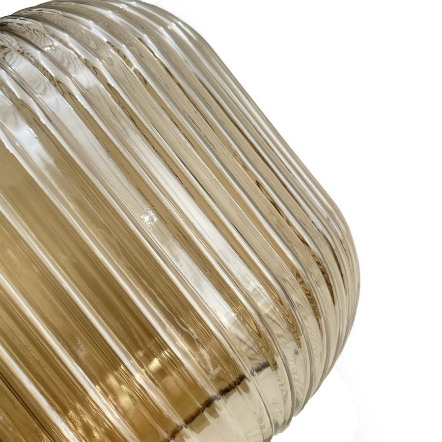 Plafondlamp MILOU WOOD 1xE27/15W/230V eiken/rookbeige Ø 20 cm