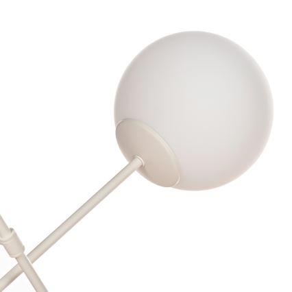 Plafondlamp MOON 6xE27/15W/230V crème
