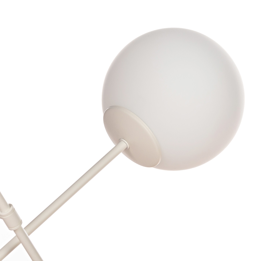 Plafondlamp MOON 6xE27/15W/230V crème