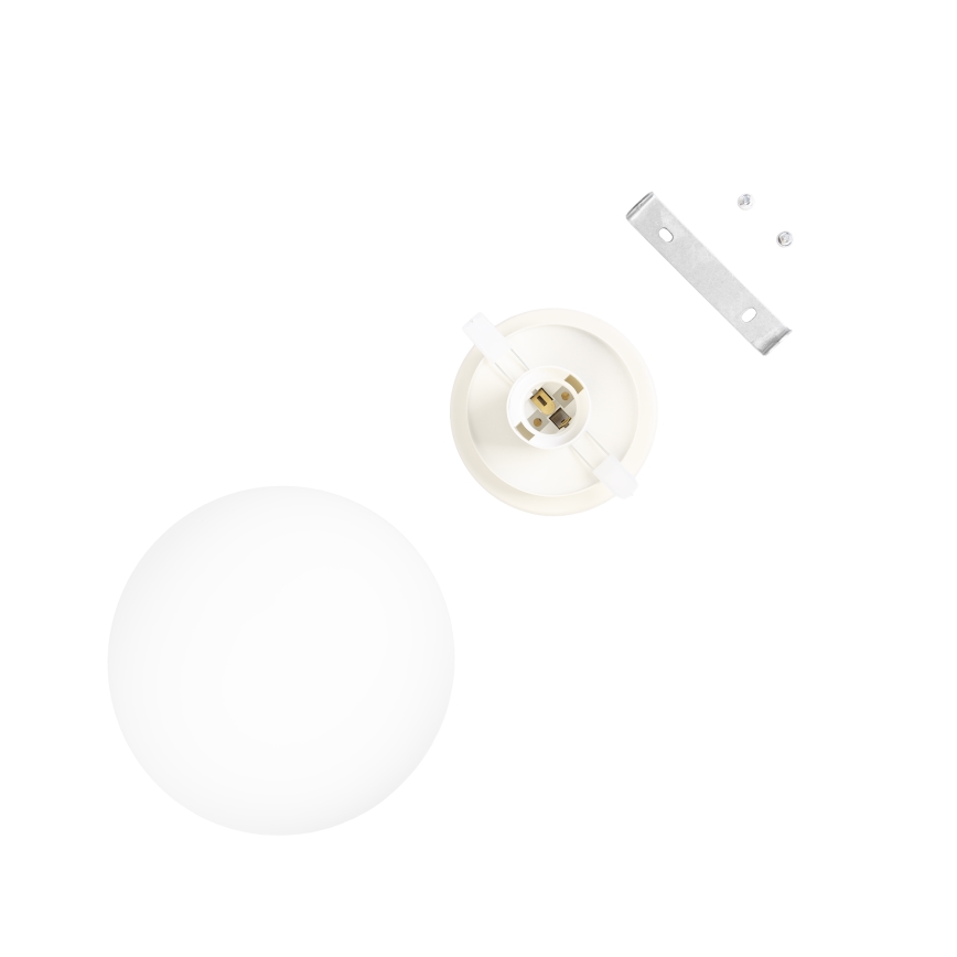 Plafondlamp MOONLIGHT 1xE27/15W/230V Ø 16 cm crèmekleurig