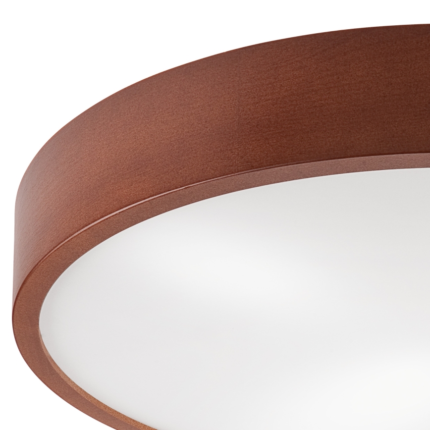Plafondlamp NATURAL 4xE27/60W/230V ø 57 cm grenen/bruin