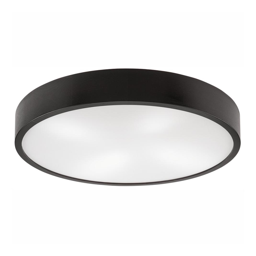 Plafondlamp NATURAL 4xE27/60W/230V ø 57 cm wengé/grenen