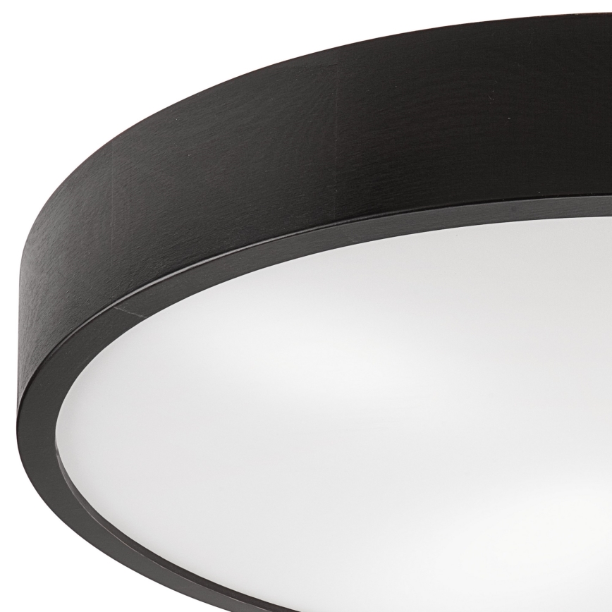 Plafondlamp NATURAL 4xE27/60W/230V ø 57 cm wengé/grenen