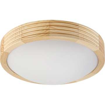 Plafondlamp NATURAL MODERN SLIM 1xE27/15W/230V Ø 27,5 cm grenen