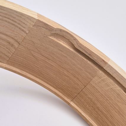 Badkamer plafondlamp OAK 2xE27/15W/230V IP54 eiken ø 27 cm