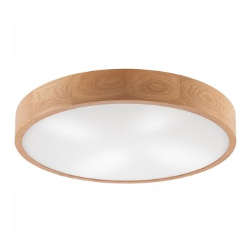 Plafondlamp OAK 4xE27/60W/230V ø 57 cm eiken