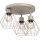 Plafondlamp PARKLA 3xE27/15W/230V beige