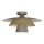 Plafondlamp PLATO 1xE27/15W/230V Ø 32 cm beige/goud