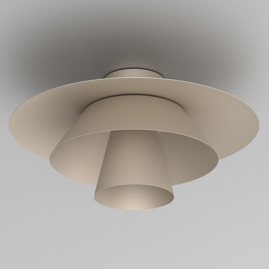 Plafondlamp PLATO 1xE27/15W/230V Ø 32 cm beige
