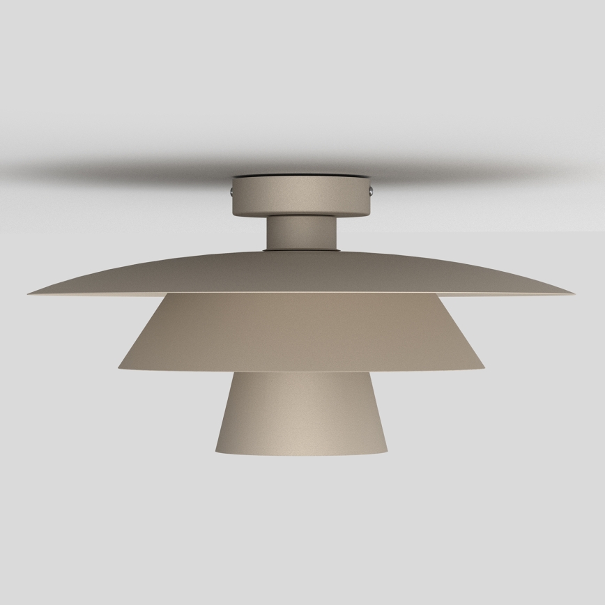 Plafondlamp PLATO 1xE27/15W/230V Ø 38 cm beige
