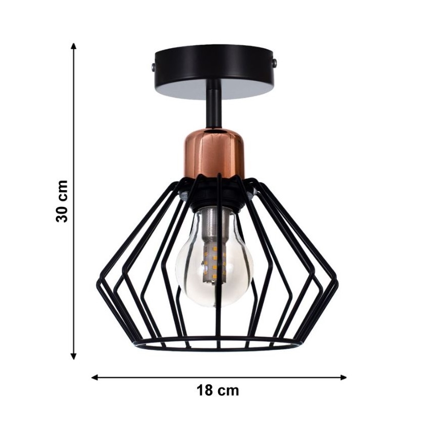 Plafondlamp PORTO 1xE27/40W/230V