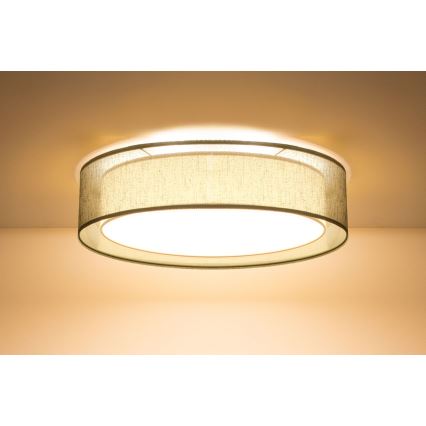 Plafondlamp PURO 2xE27/40W/230V Ø 50 cm groen