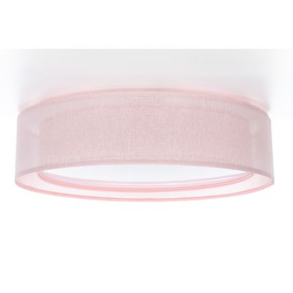 Plafondlamp PURO 2xE27/40W/230V Ø 60 cm roze
