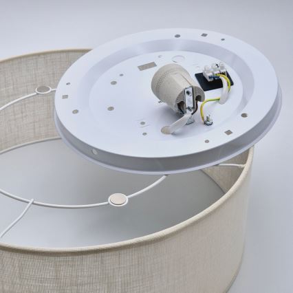 Plafondlamp SIRJA 1xE27/60W/230V diameter 35 cm crème