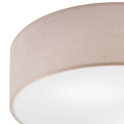 Plafondlamp SIRJA 2xE27/15W/230V Ø 45 cm beige