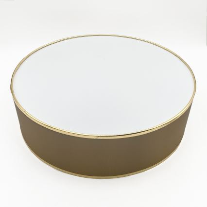 Plafondlamp SIRJA 2xE27/15W/230V Ø 45 cm bruin/goud