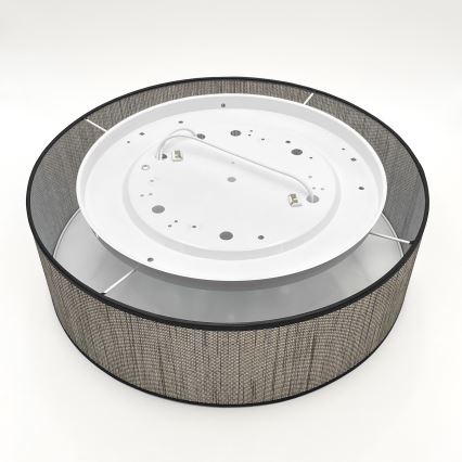 Plafondlamp SIRJA 2xE27/15W/230V Ø 45 cm bruin