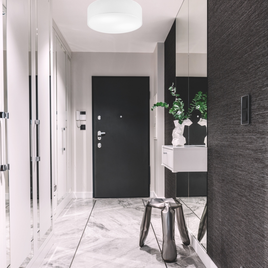 Plafondlamp SIRJA 2xE27/15W/230V Ø 45 cm wit