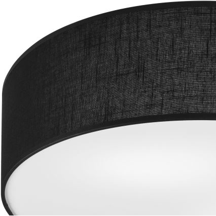 Plafondlamp SIRJA 2xE27/15W/230V Ø 45 cm zwart